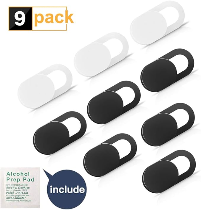 Computer Camera Cover, Laptop Camera Cover Slide(9Packs) WENDU cam Cover Slide
