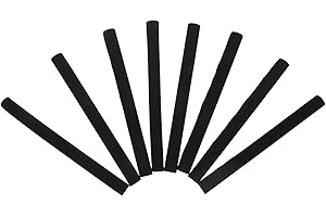 LALADEFIEE 8PCS Jewelry Box Organizer Inserts - Black Cuttable Drawer Divider Sponge Roll for Ring Earring Necklace Partition