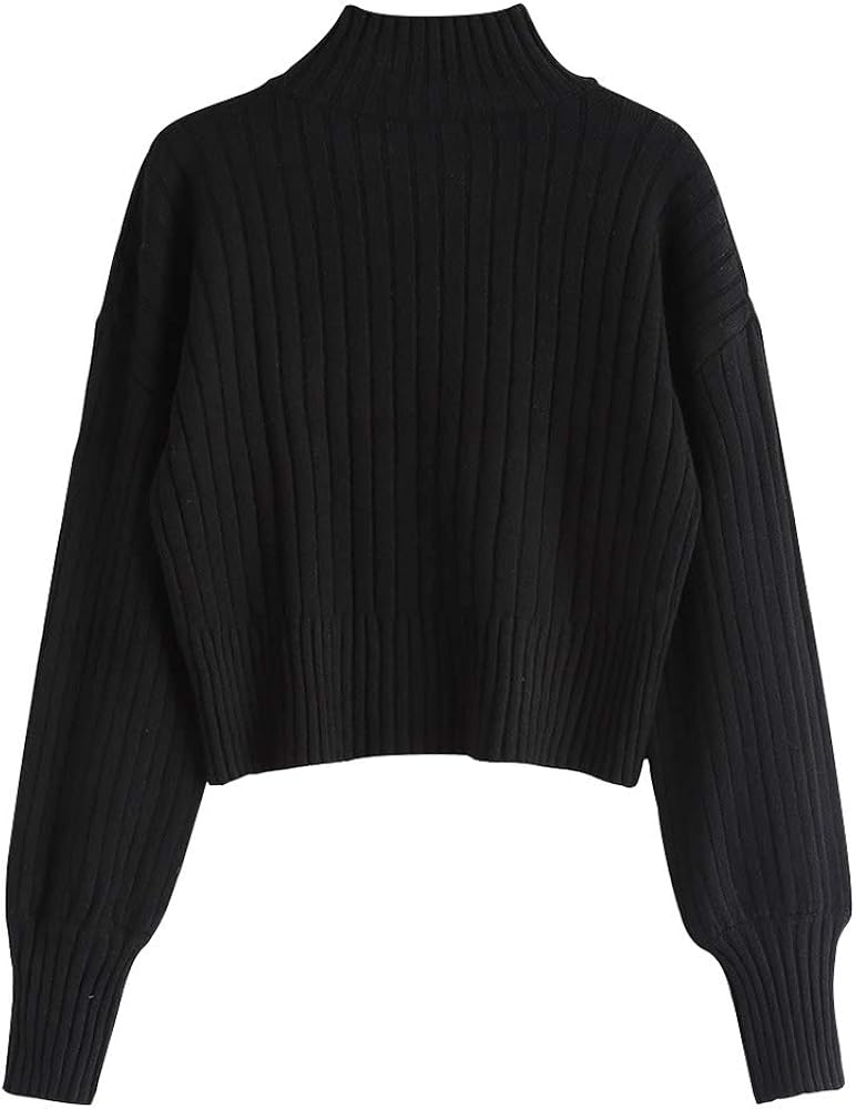 black ribbed cardigan long