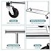 Bextsware Clothes Garment Rack On Wheels, Expandable Single Rail Heavy Duty Commercial Grade Hanging Closet Organizer Stand Clothing Rack with Mesh Bottom Shelves for Boxes Shoes Storage, Chrome