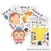 Rhode Island Novelty Make Your Own Zoo Animal Sticker Assortment 12 Sheets Per Order
