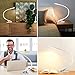 Wobrikosee LED Desk Lamp, Rechargeable Clip On Light with 30 Mins Timer, Touch Switch, White Color, Modern Style, Energy-efficient, Cordless, Desk Lamp
