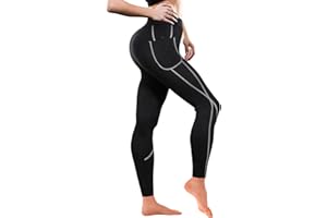 TrainingGirl Women Neoprene Sauna Leggings Sweat Shorts Weight Loss Workout Running Capris Slimming Compression Thermo Pants