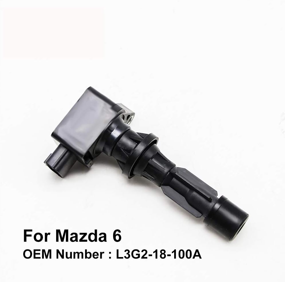 SLONGK Ignition Coil,For Mazda 6 / Mps Engine Code Lf L5-Ve L3C1 2.0L 2.5L 3.0L Oem L3G2-18-100A (Pack Of 4)