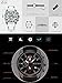 Men's Military Sports Chronograph Quartz Watch Silicone Band Luminous Dial Waterproof Watches