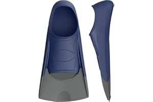 Gintenco Swim Fins, Kids Swim Training Fins for Lap Swimming, Travel Size Flippers with Mesh Bag, Silicone Swimming Fins for Kids Teens Adults Women Men