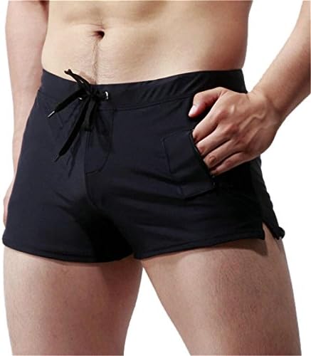 hower Men Drawstring Swimwear Compression Boardshorts 1 XS