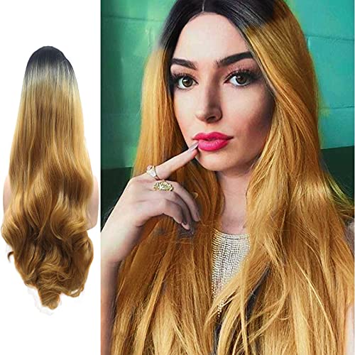 Brown Blonde synthetic hair
