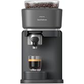 PHILIPS Baristina Espresso Machine, Grinds, Tamps &amp; Brews, Black | Compact single-serve espresso maker, ready in seconds, integrated grinder, 16 bar pressure pump, no guesswork (BAR300/60)
