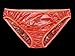 Haian Plastic Bikini Panties PVC Underwear (X-Large, Transparent Red)