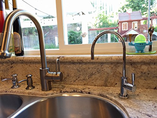 Avanti Designer Kitchen Bar Sink Reverse Osmosis RO Filtration Drinking Water Faucet - NSF certified, built-in Air Gap, ceramic disk, lead-free - RF888A-CP Polished Chrome