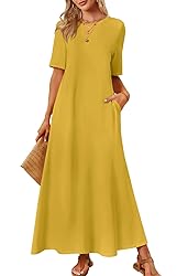 MEROKEETY Women's 2025 Spring Summer Casual Maxi