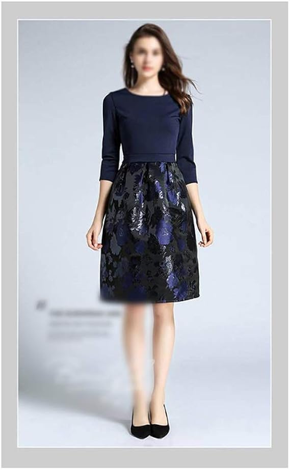 Amazon ダークブルーのファッション夏の女性のドレス Color Blue Size S ワンピース チュニック 通販