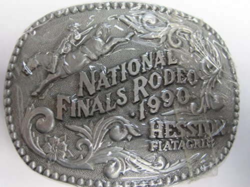 Hesston 1990 National Finals Rodeo NFR Adult Belt Buckle New in Original Shrinkwrap FIATAGRI