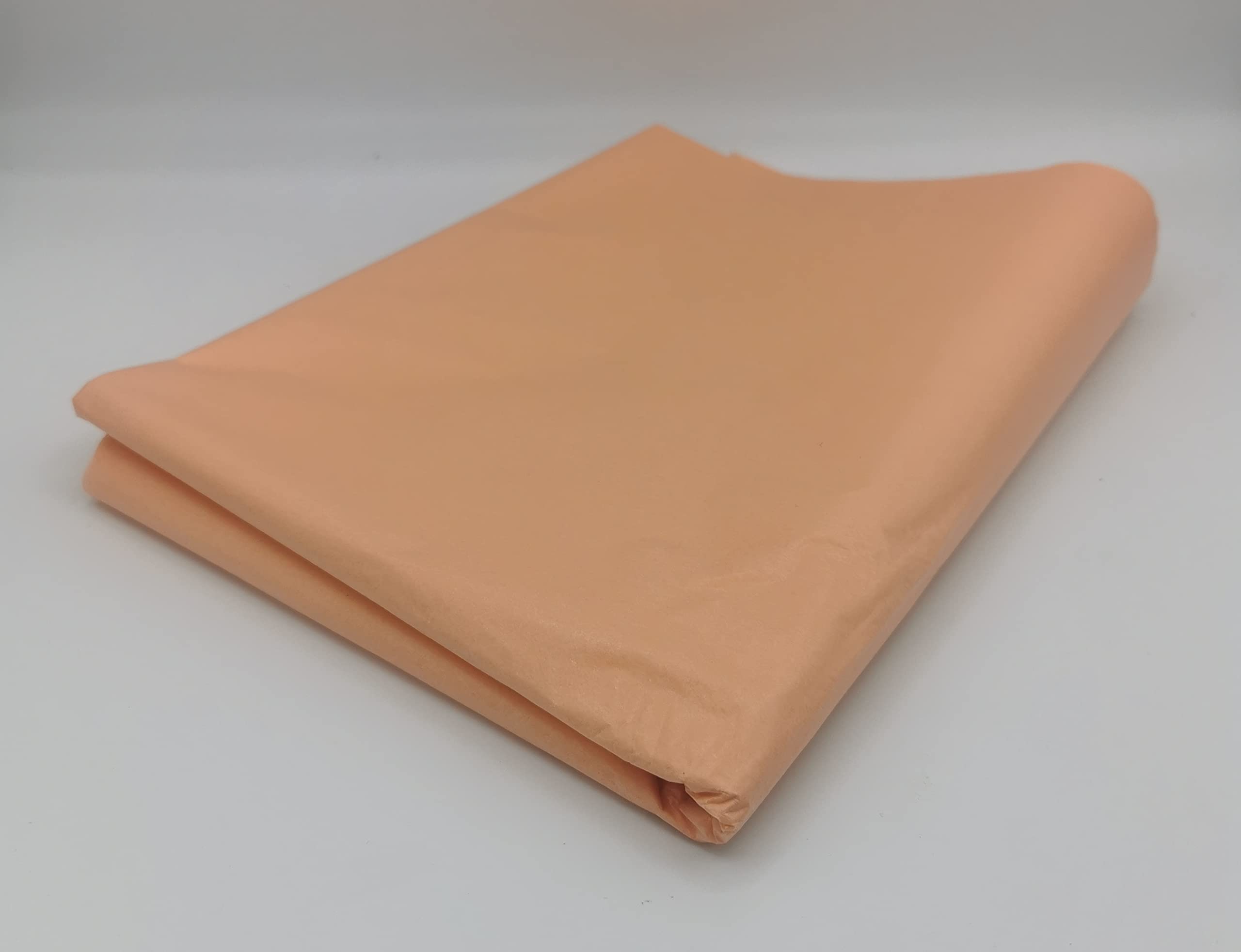 100 Coloured Tissue Paper/Gift Wrap/Wrapping Paper Sheets (20 x 30) by ODL Packaging (Peach)