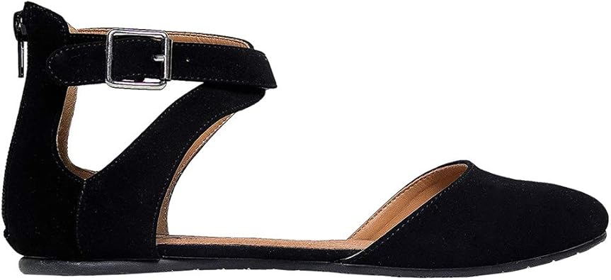 ankle strap flats amazon