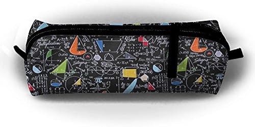 Fashion Pencil Case Zipper Pen Pouch Math Equations Numbers Theory Trigonometry Printing Student Small Pen Bag Rectangular Pouch