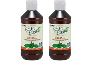 Now Foods Better Stevia Original Liquid Extract, 8 Ounce Bottle (Pack of 2)