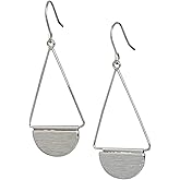 SPUNKYsoul Shield Paddle Earring Lightweight Statement Earrings | SPUNKYsoul Collection
