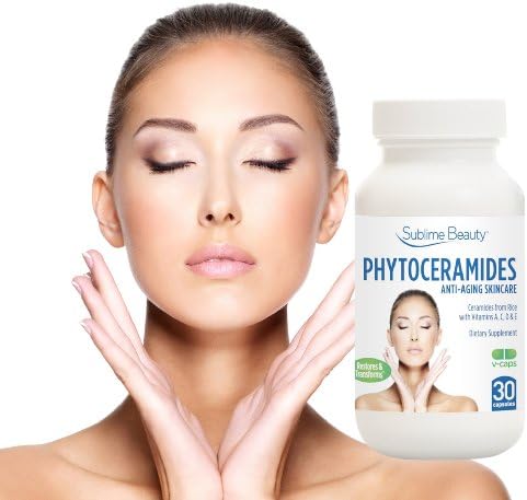 Phytoceramides from Sublime Beauty. 30 V-Cap Anti Aging Supplement. Guide Sent After Purchase