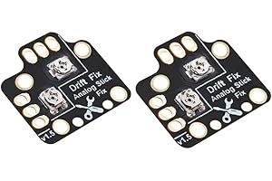Limentea 2 x Analog Stick Drift Fix Mod Handle Rocker Adjusting Plate Game Handle Joystick Drift Repair Board for PS4 PS5 Xbox One Xbox Series X S Controller (Black)