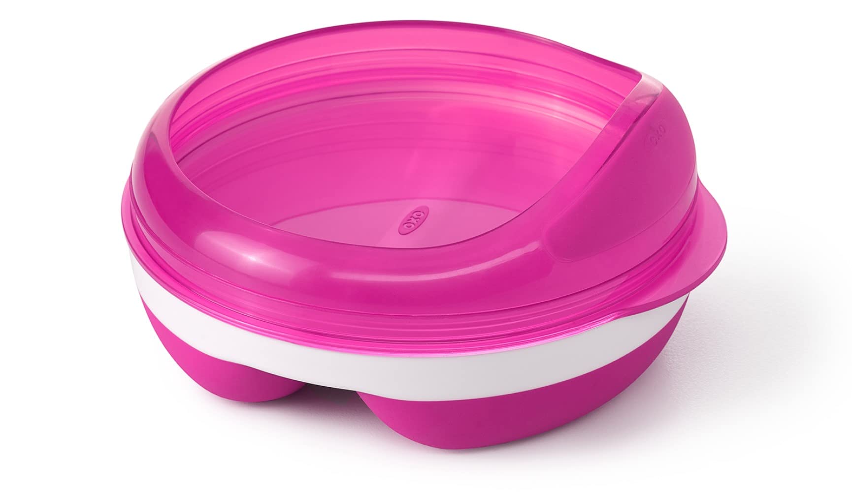 OXO Tot Divided Feeding Dish (Raspberry)