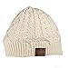 Onedayshop Wireless Music Hat Warm Beanie Hat Built-in Stereo Speaker Handsfree Call Answer Hat (White)