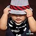 Baby Bandana Drool Bibs - Cute Unisex Design for Boys and Girls, 100% Organic Cotton for Drooling and Teething, Perfect Baby Registry Gift for Infant and Newborn by KiddyByte