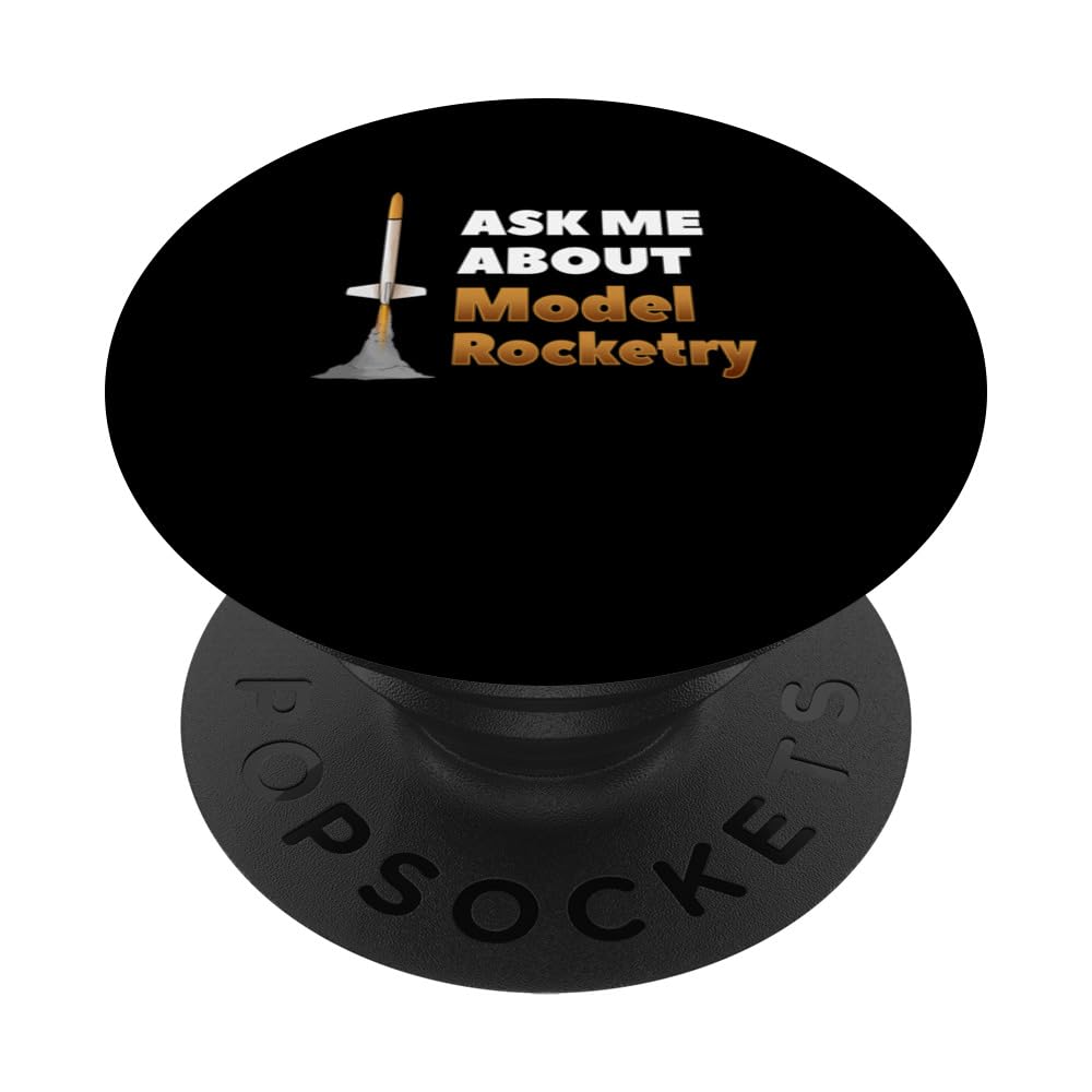 Model Rocketry Design for a Rocket Fan PopSockets Swappable PopGrip