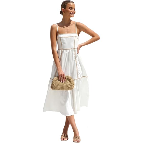 knee length dresses for ladies Delta Midi Dress Poplin Embroidered Sky Ditsy Floral