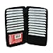 Genuine Leather Zipper Wallet Business & Credit Card Case Holder Bifold #729CF