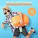 Cruise Luggage Tags Tags for Traveling - Durable PVC e-Tag Holders - Bounce Beach Towel Clips (Clear 8pack)
