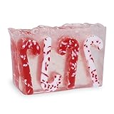 Primal Elements Candy Cane 6.0 Oz. Handmade Glycerin Bar Soap
