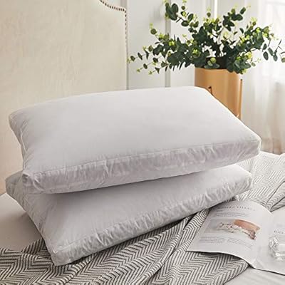 Amazon Com Decroom Natural Goose Down Feather Pillows For