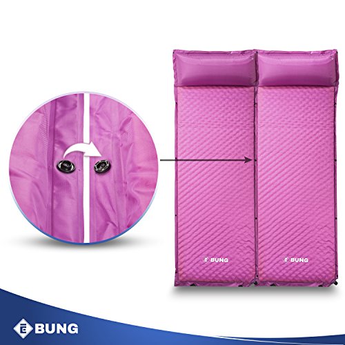 Ebung Self Inflating Sleeping Pads AutoInflate Valve Inflatable Backpacking Sleeping Pad
