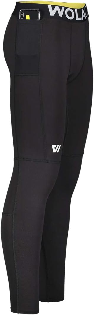 WOLACO Fulton Full Length Compression Pants - Compact Sports Activewear - Made in America