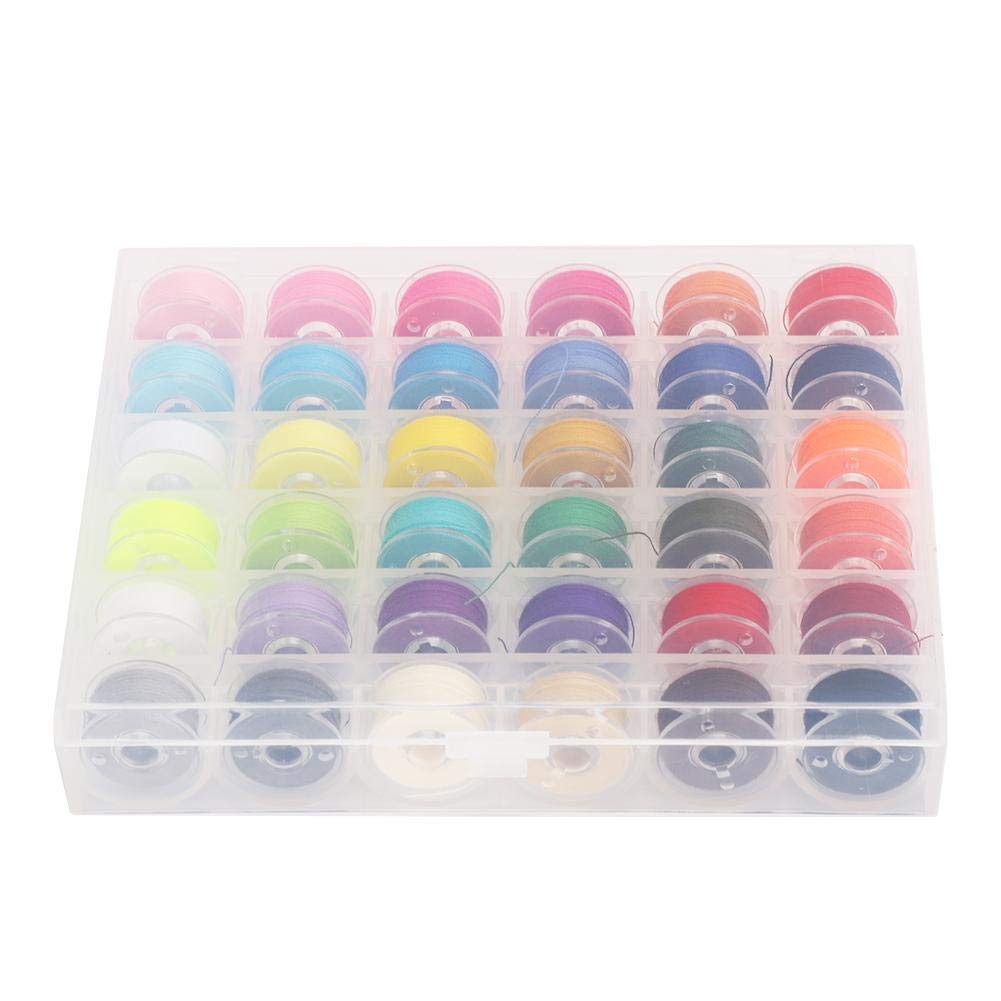 36/25 Colorful Sewing ThreadsBobbins and Sewing Threads, Embroidery Floss for Sewing Machine Home Handwork Embroidery(36Pcs) Sewing Machines and Accessories