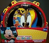 Disney Mickey Mouse Clubhouse Mickey's Party Band 10 Piece Set Music Instruments: Drum & Sticks,Flute,Castanets,Tambourine,Maracas,Whistle