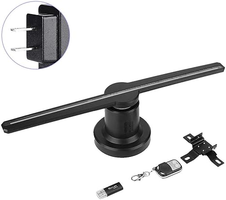 Amazon.com: Máquina, 3D LED Holográfico Ventilador ...