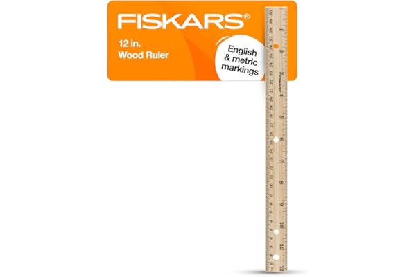 Fiskars Wood Ruler - 12