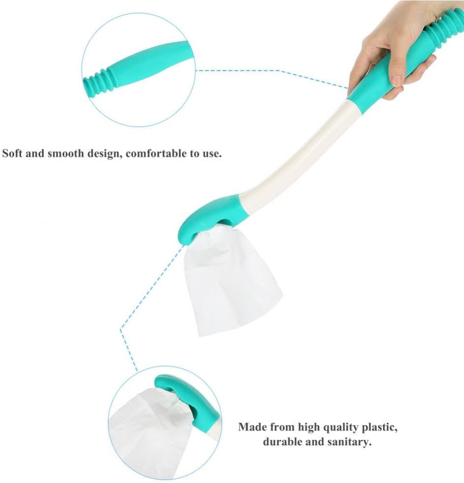 Sonew Self-Assist Toilet Mobility Aid Self Wipe Assist Bottom Wiper Bathroom Buddy Wand Long Handle Reach 15.7": Home & Kitchen