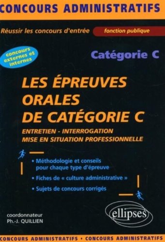 Les  épreuves orales de catégorie C