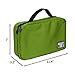 BAGSMART Travel Hanging Toiletry Cosmetic Bag Carry-on Makeup Organizer Portable Travel Kit Organizer, Green