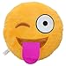 Poop Emoji Pillow Emoticon Stuffed Plush Toy Doll Smiley Cat Heart Eyes Alien Devil Kiss Face (TONGUE)