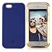 iPhone 6 Plus Case, Elftear LED Light Up Luminous Selfie Cell Phone Case Illuminated Back Cover for Apple iPhone 6S Plus iPhone 6 Plus (Deep Blue)