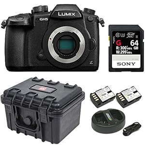 Panasonic GH5 Lumix 4K Mirrorless , 20.3 MP, Wi-Fi + BT,3.2