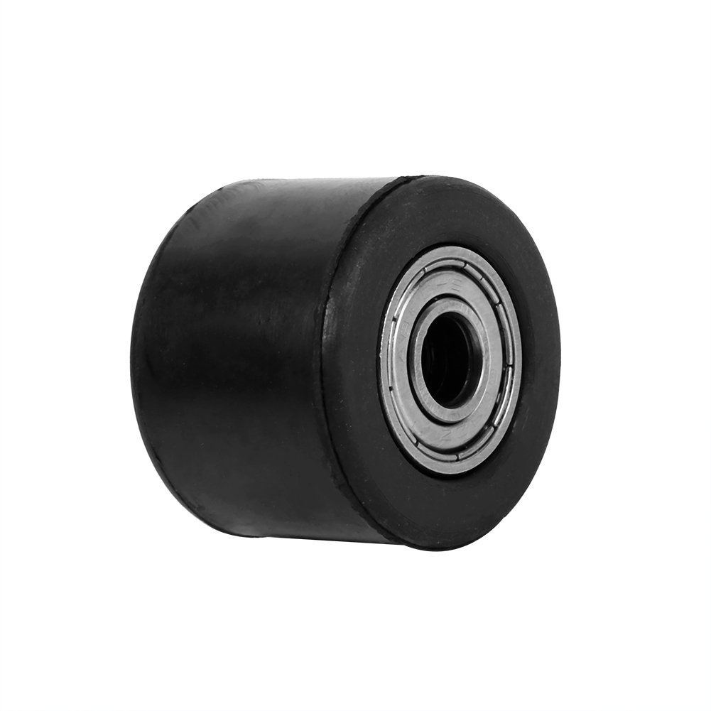 Chain Pulley Tensioner 8mm Pulley Roller Black Chain Tensioner Roller Wheel Guide for Motorized Pit Bike Motorcycle