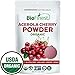 Biofinest Acerola Cherry Juice Powder - 100% Pure Freeze-Dried Antioxidant Superfood - USDA Organic Vegan Raw Non-GMO - Boost Digestion Weight Loss - for Smoothie Beverage Blend (4 oz Resealable Bag)