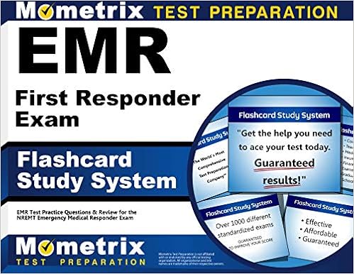 Emr First Responder Exam Flashcard Study System Emr Test
