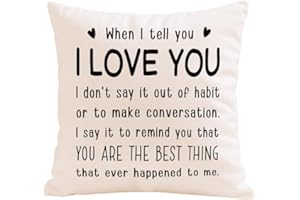 I Love You Pillowcase Gifts for Him Her Girlfriend Valentines Day Gifts for Husband Wife Boyfriend Anniversary Birthday Gift 